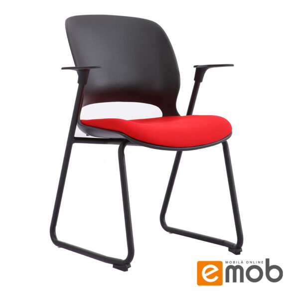 Scaun de Birou NEO (Negru-Roșu)