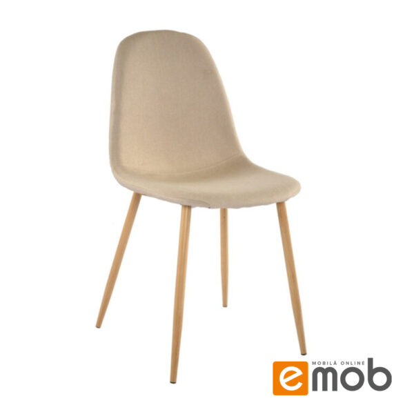 Scaun C-710 Denim Beige+Transprint Legs