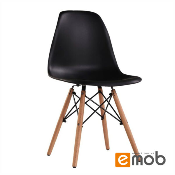 Scaun Eames A-37 Black
