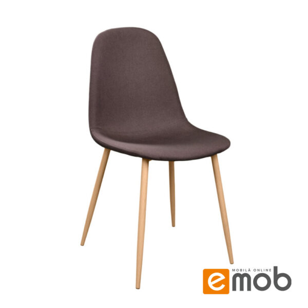 Scaun C-710 Denim Brown+Transprint Legs