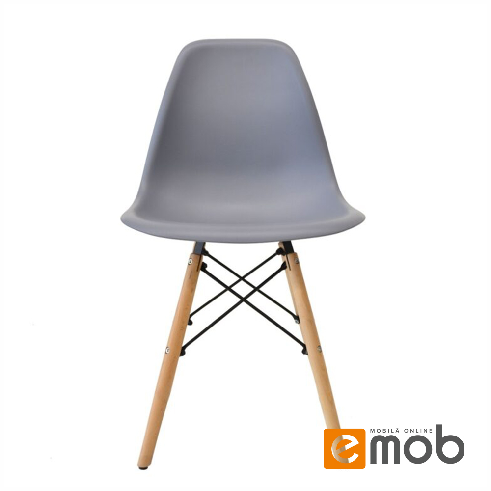 Scaun Eames A-37 Grey - imagine 2
