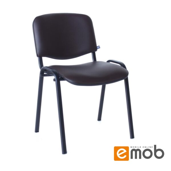 Scaun de Birou ISO V-3 Cafeniu (ecopiele)