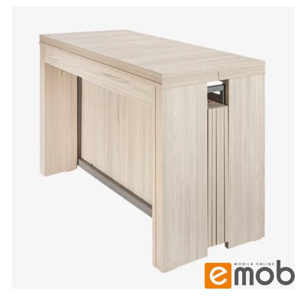Masă extensibilă CONSOLE 6 în 1 (Fleetwood Alb)
