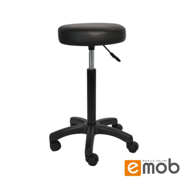 Scaun STOOL-R Black Hight (67-81cm)