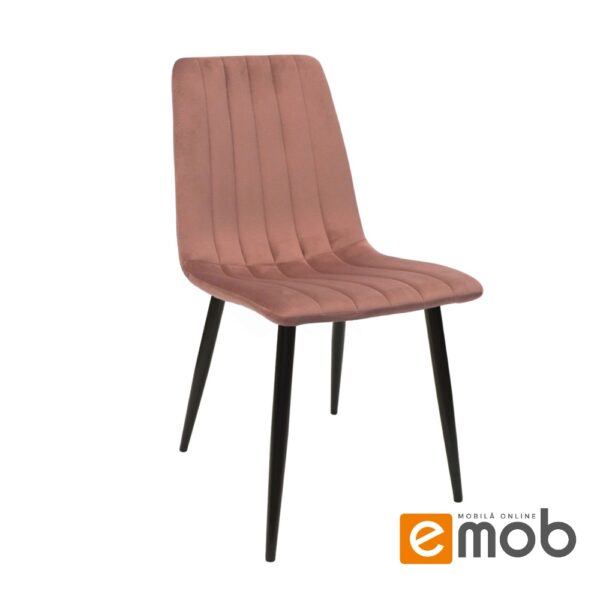 Scaun DC-90P N44 Catifea Rusty+Black Legs