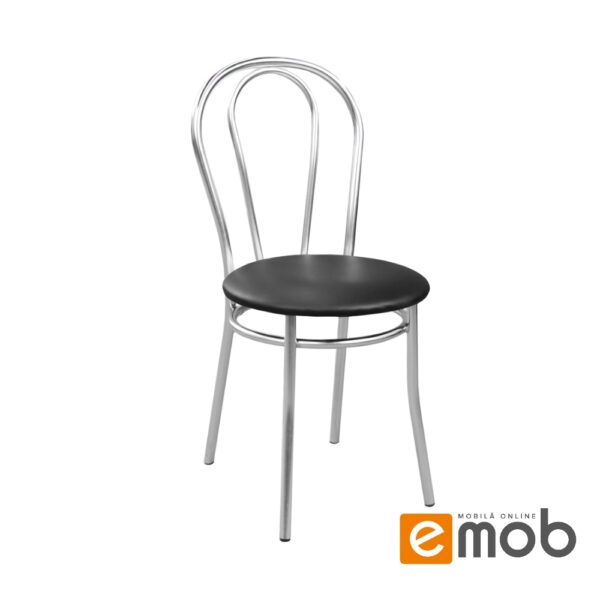 Scaun Tulipan Black V-4